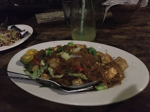 pancit with tofu at Levine's Eatery in Coron