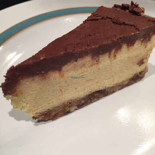 I don't actually know what this dessert is made out of but I loved it nonetheless! at Gringos Vegan Kitchen in Newcastle Upon Tyne