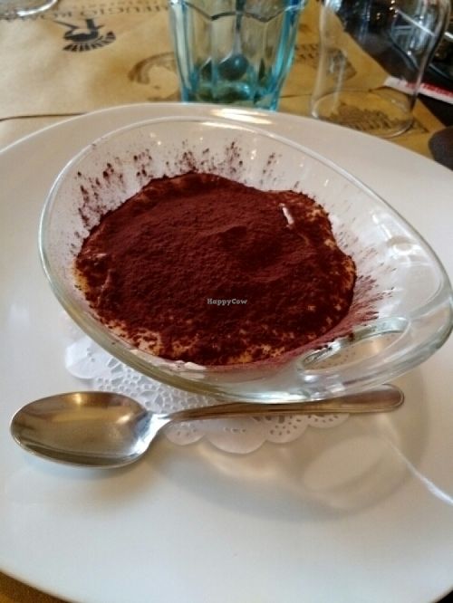 Tiramisu at Rifugio Romano in Rome