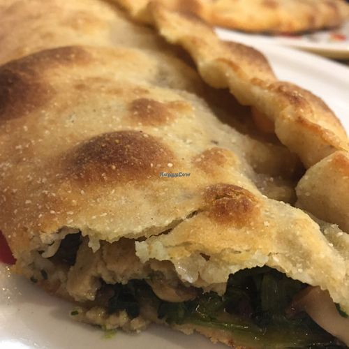 Calzone  at Rifugio Romano in Rome