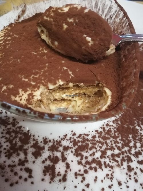 tiramisu  at Rifugio Romano in Rome