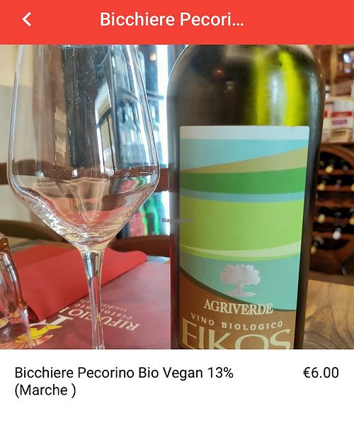 Recommend this white wine!   at Rifugio Romano in Rome