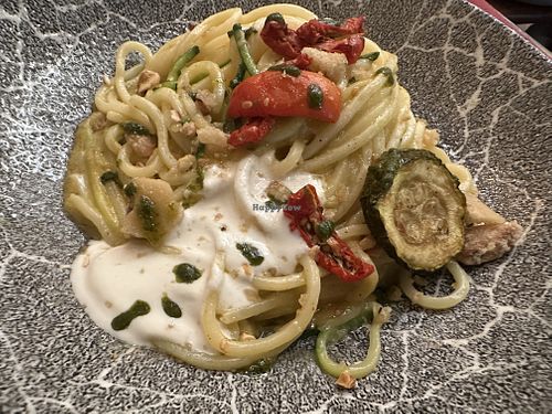 Spaghetti Tonnarello  at Rifugio Romano in Rome