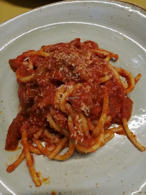 Seitan buccatini at Rifugio Romano in Rome