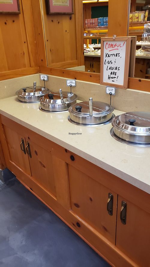 Soup bar at Mrs. Winston's Green Grocery - Ocean Park Blvd in Santa Monica