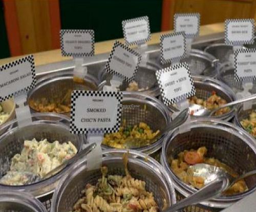 All vegan salad bar at Mrs. Winston's Green Grocery - Ocean Park Blvd in Santa Monica