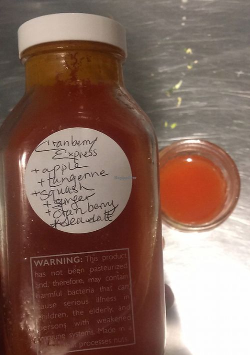 seasonal fresh, organic cold pressed juice at PURE Simple Juice in Portland