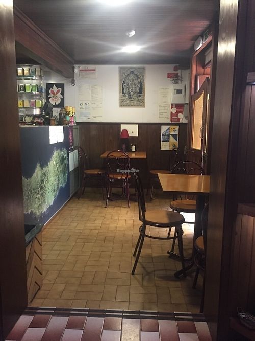 The bar area at Pes Verdes - Casa de Cha in Sao Miguel