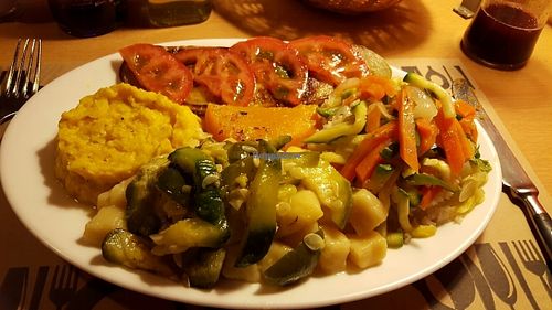 Vegan main plate at Vegetariano in San Carlos De Bariloche