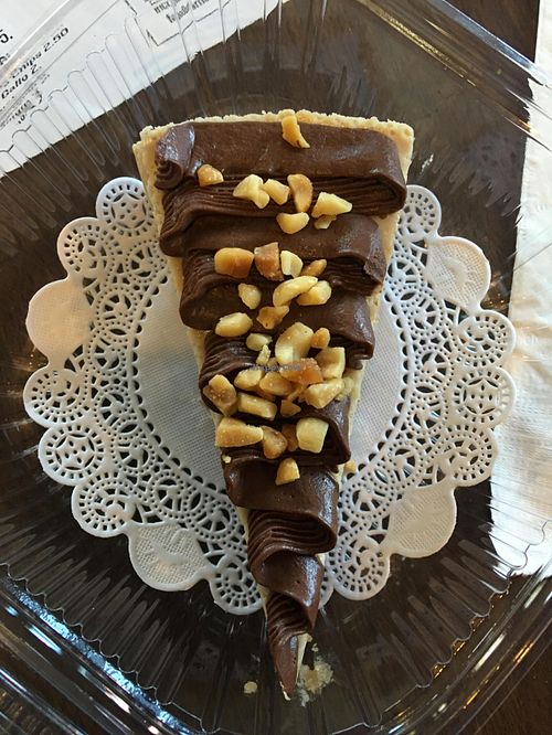 PB cheezecake at Rawdacious in Portland