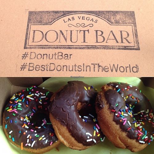 Vegan options available daily  at Donut Bar in Las Vegas