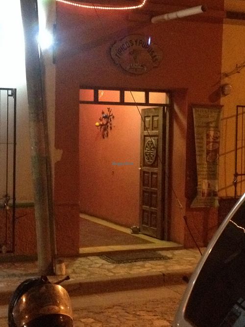 Entrance at Tipicos & Pupusas in Copan Ruinas
