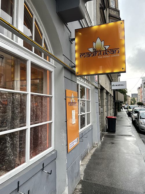 Outside  at Madhuban in Innsbruck