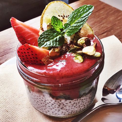 chia pudding at Bespoke Kitchen  in Queenstown