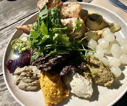 vegan platter at Bespoke Kitchen  in Queenstown