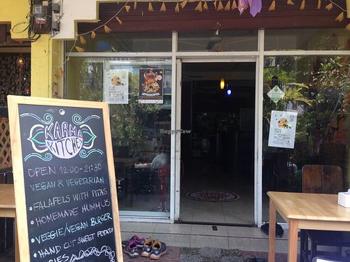 entrance  at Karma Kitchen in Chiang Mai