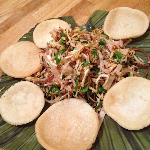 jackfruit salad at Hoa Nguyen in Westminster