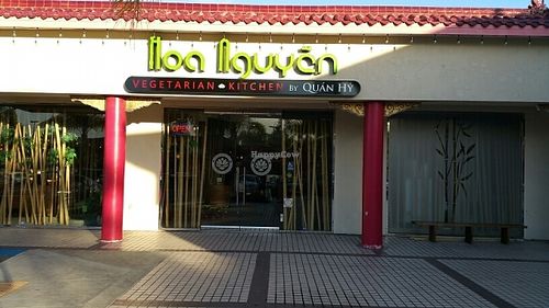 outside at Hoa Nguyen in Westminster