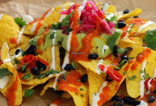 Loaded nachos at Club Mexicana - Street Feast Model Market in South East London