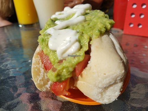 vegan papaleto at Culto Cafe in Vina Del Mar