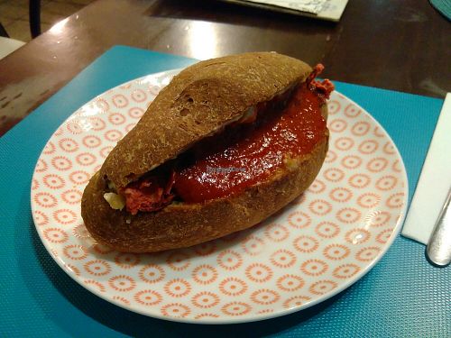 Turkish "hot dog" at Muhtelif Mekan in Istanbul