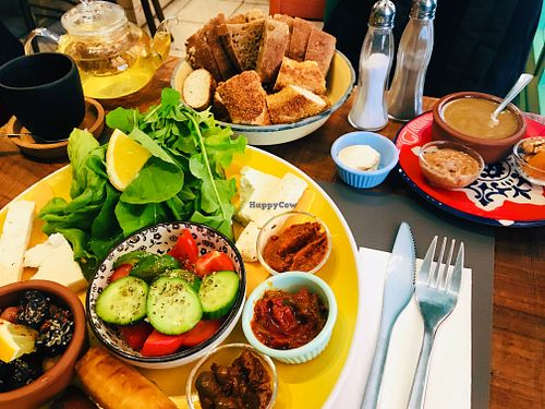 Vegan Breakfast  at Muhtelif Mekan in Istanbul