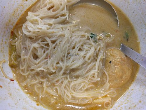 Noodle soup at Water Lily Restaurant in Kuala Lumpur