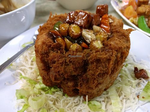 Taro bowl at Water Lily Restaurant in Kuala Lumpur