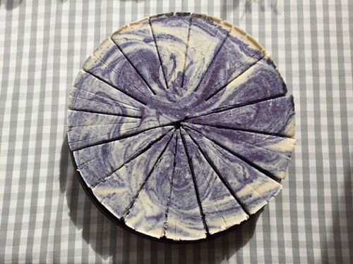 Raw cake - blueberry vanilla at Gajbica in Zagreb