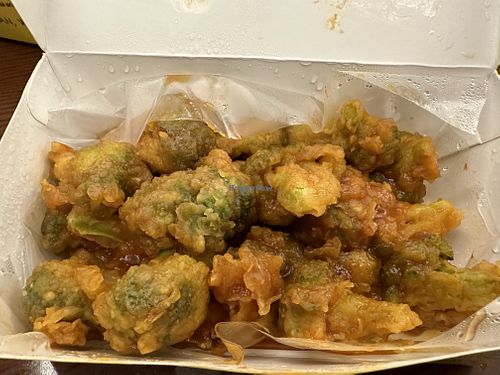 Sweet and sour broccoli was great!   at Loving Hut in Tanjung Duren