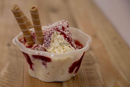 Spaghetti Ice-coup at Il Gelato in Muenster