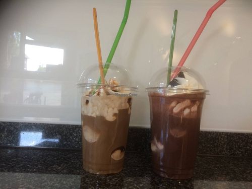 Ice-coffee, frozen chocolate at Il Gelato in Muenster