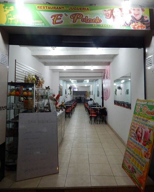 Storefront at E' Polack in Lima