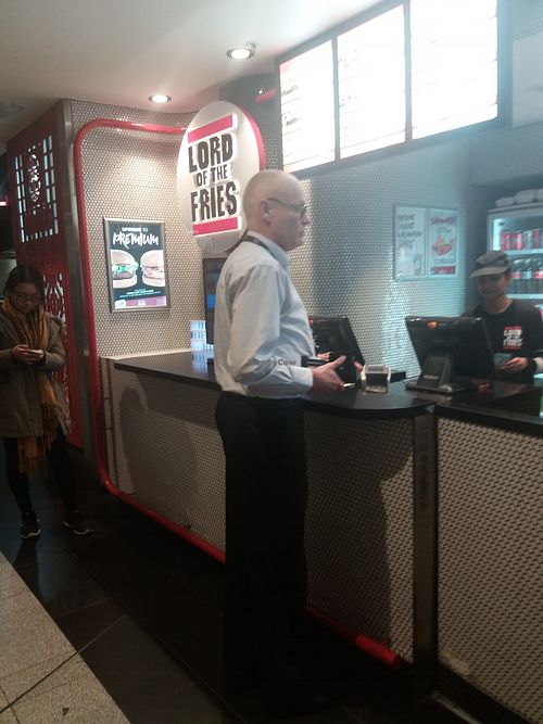 Another LOTF diner at Lord of the Fries in Parramatta