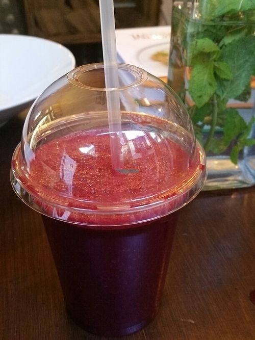 beetroot and acai at SaladPride in London