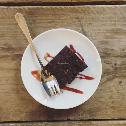 brownie at SaladPride in London