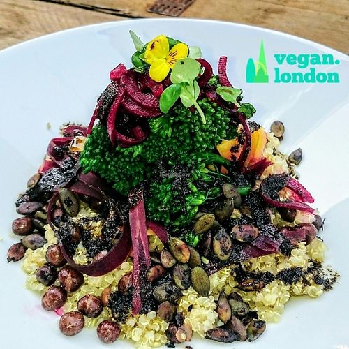 The British - with British grown quinoa at SaladPride in London