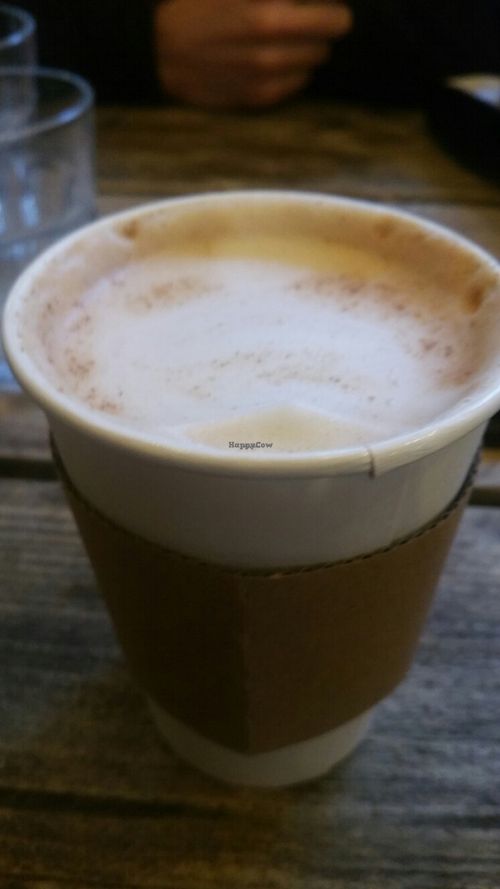 Vanilla cinnamon chai latte at SaladPride in London