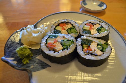  Vegan Sushi (full roll) in the dinner menu at Cha-Ya in San Francisco