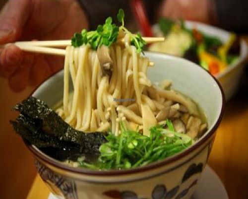 vegan noodles at cha-ya in san francisco at Cha-Ya in San Francisco