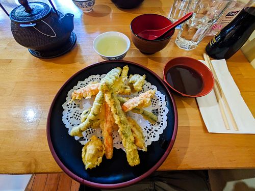 Vegetable Tempura at Cha-Ya at Cha-Ya in San Francisco