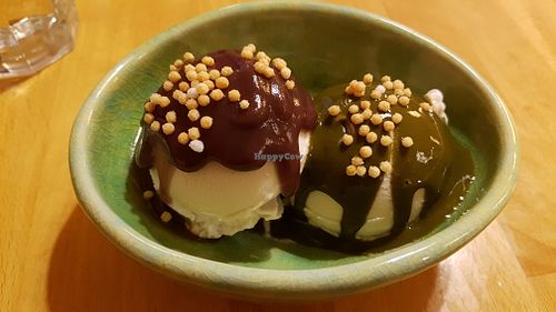 Vegan sundae at Cha-Ya in San Francisco