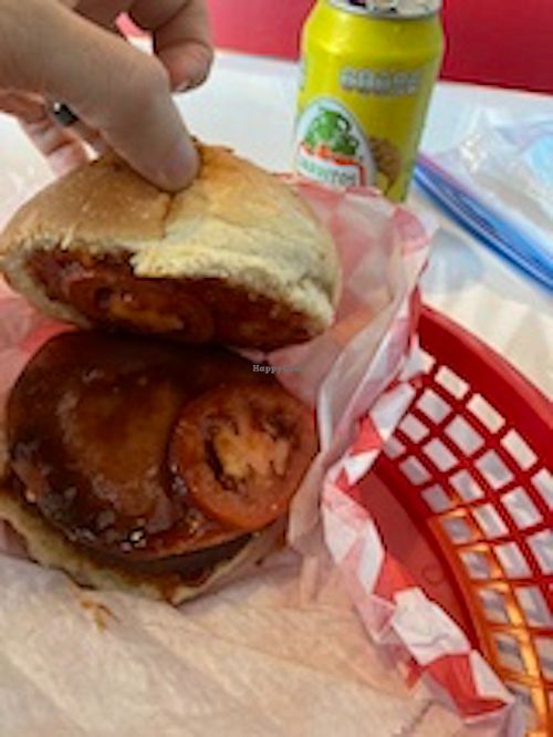 BBQ burger at Comet 984 in Playa Del Carmen