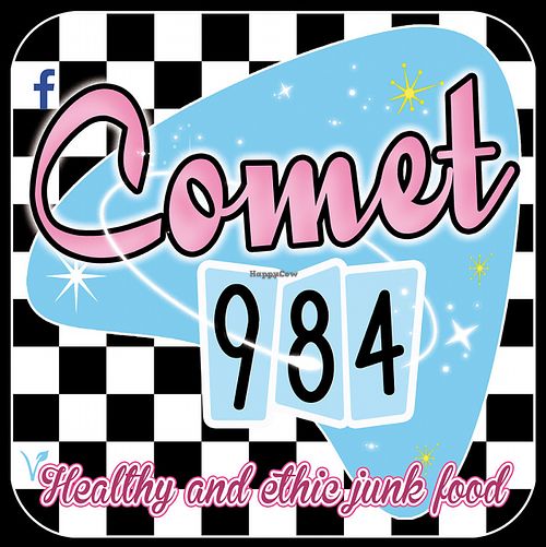 logo at Comet 984 in Playa Del Carmen