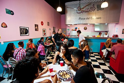 Comet 984 - 50's diner at Comet 984 in Playa Del Carmen