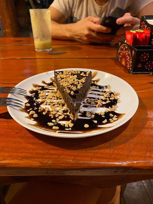 Vixi maria - delicious chocolate pie at Cravo e Canela in Alto Paraiso