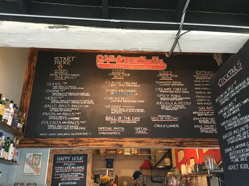 Menu at 24th Pizza & Meatballs in Portland