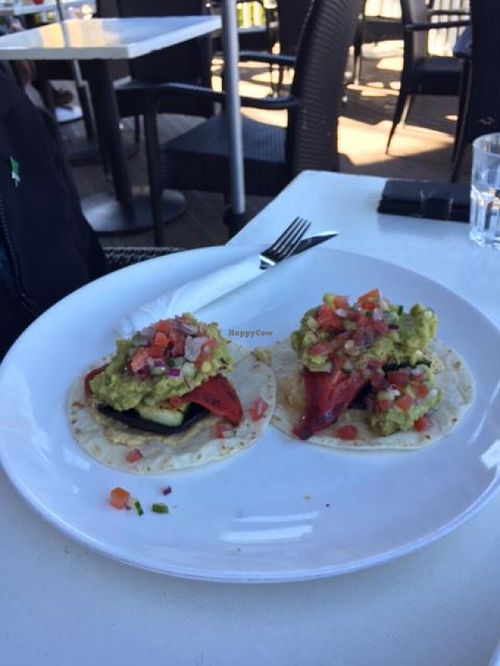 tofu salad at Governors Bay Hotel in Christchurch