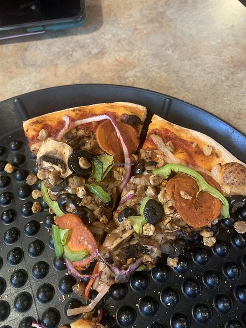 Vegan P.B. Supreme   at Pizza Bell in Elk Grove
