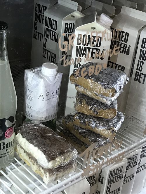 Stuff in the fridge - tiramisu and cookie dough at goodbeet in Haddon Township